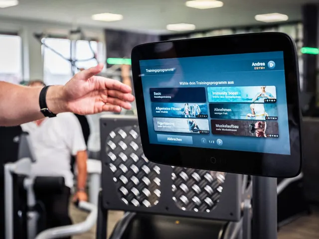eGym Trainingsprogramm auf dem Tablet